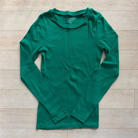 Crew Tops J Crew Perfect Fit Long Sleeve Crew Neck Tshirt